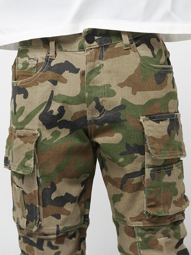 Smoke Rise, Fashion Utility Twill Pants, camouflage, Image 4 of 6