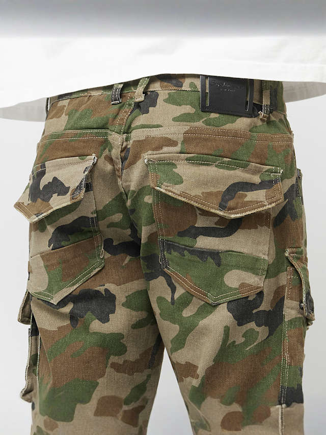 Smoke Rise, Fashion Utility Twill Pants, camouflage, Image 5 of 6