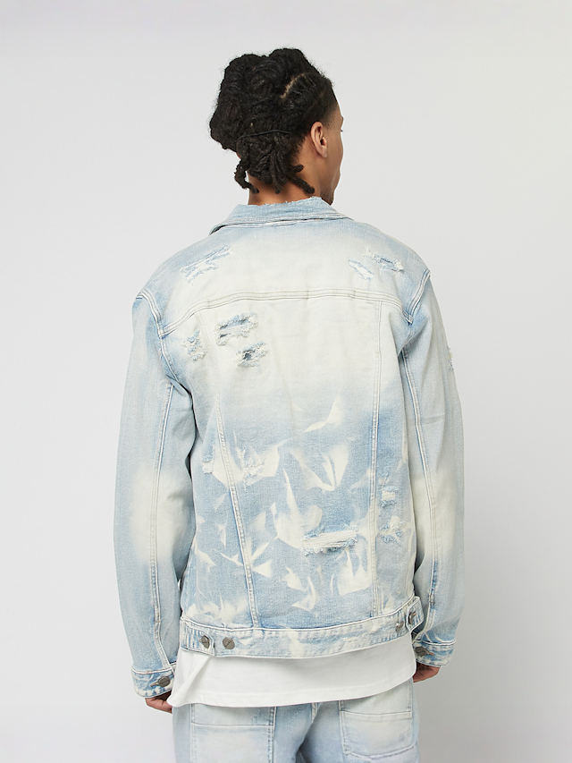 Smoke Rise, Vintage Rip & Repair Denim Jacket, blue, Image 2 of 4