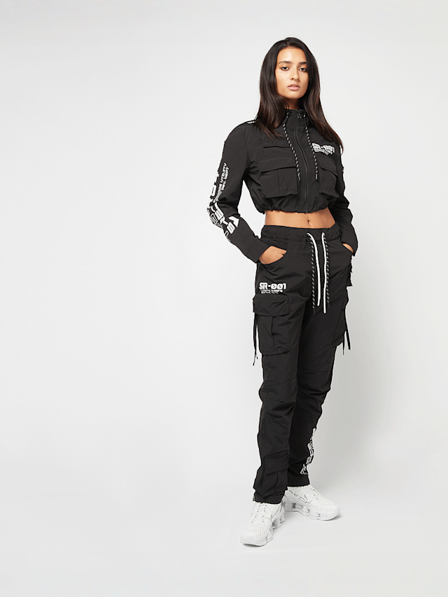 Smoke Rise, Full Zip Utility Jacket, black, Image 7 of 7