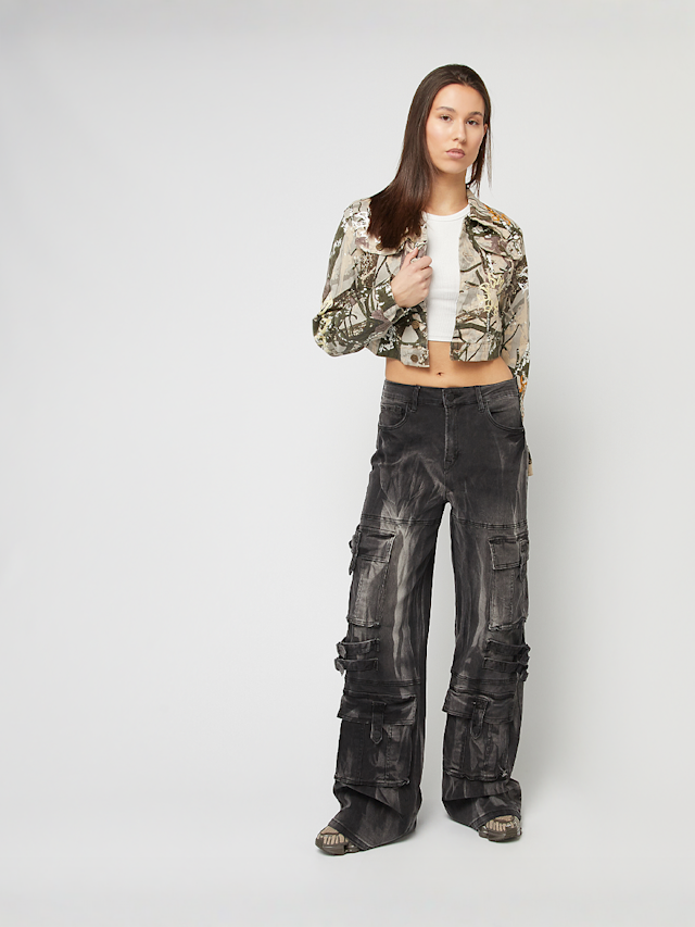 Smoke Rise, Denim Worker Jacket, green, Image 5 of 5