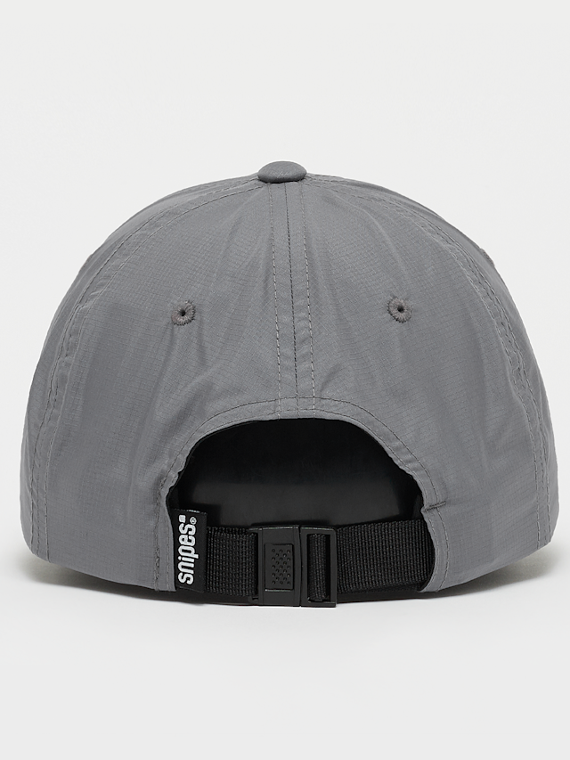 SNIPES, Basic Logo Ripstop Baseball Cap, grey, Image 3 of 5