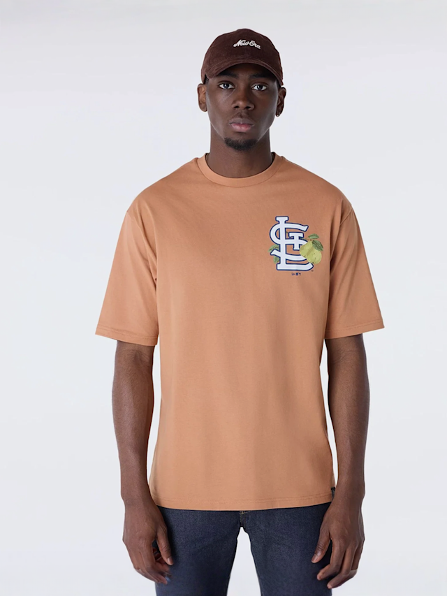 New Era, MLB Fruit Graphic Tee St. Louis Cardinals, orange, Image 1 of 5