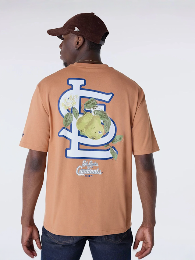 New Era, MLB Fruit Graphic Tee St. Louis Cardinals, orange, Image 2 of 5