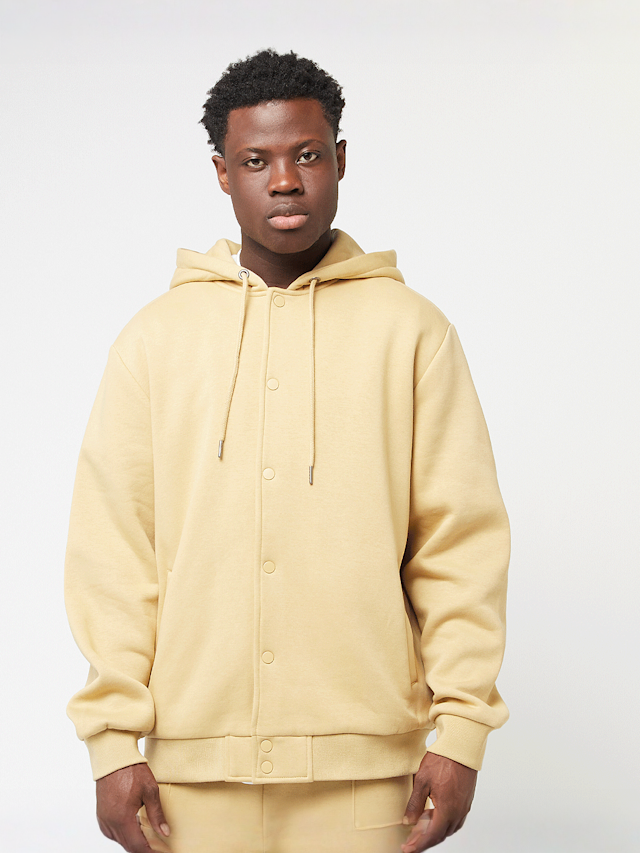 Urban Classics, Fluffy Fleece Hoodjacket, beige, Image 1 of 4