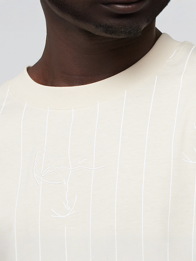 Karl Kani, Small Signature Logo Pinstripe, beige, Image 3 of 4