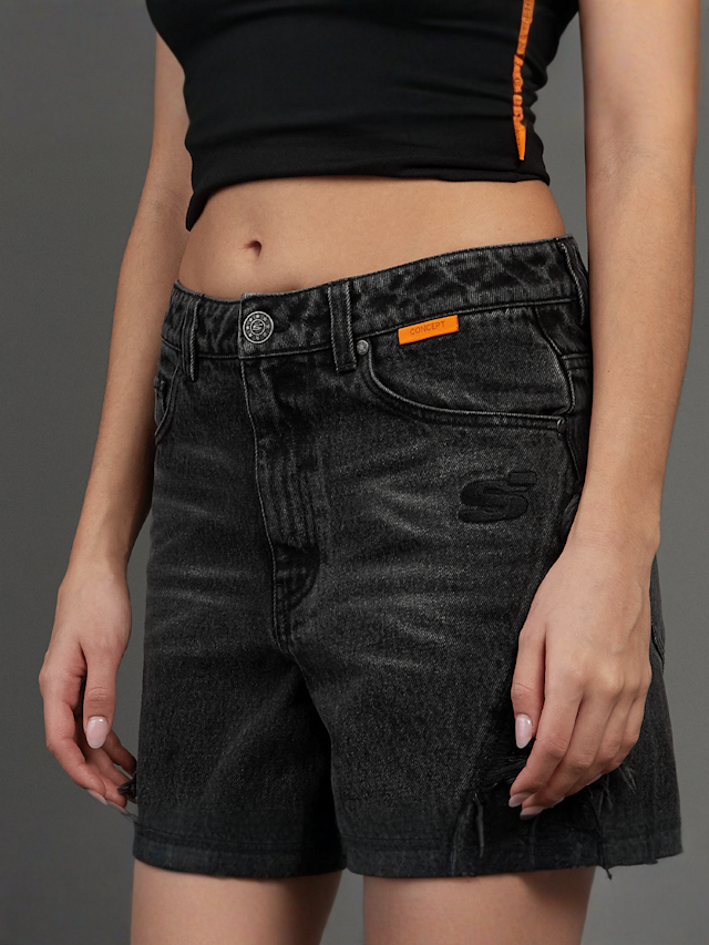 SNIPES, S Cube Inside Out Baggy Denim, grey, Image 3 of 7
