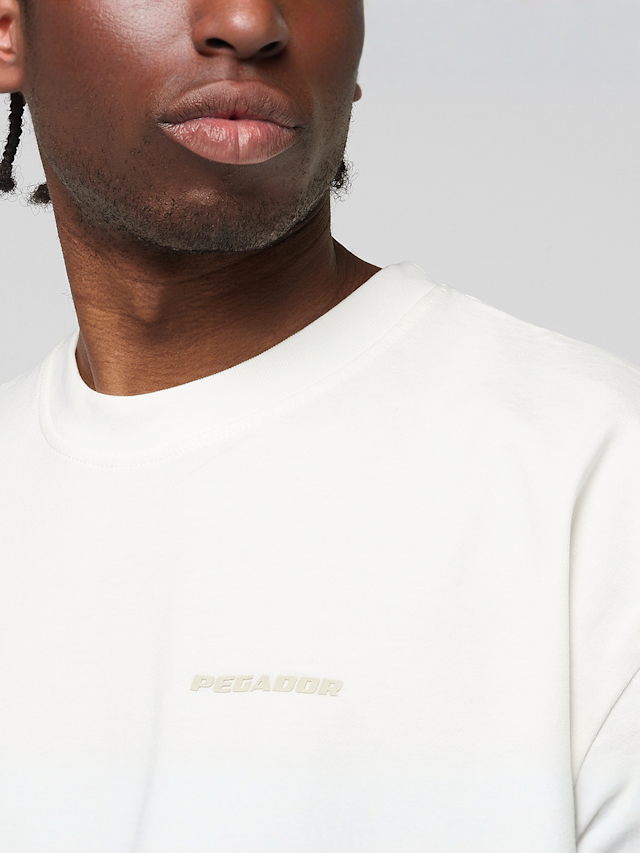Pegador, Logo Oversized Tee, white, Image 3 of 4
