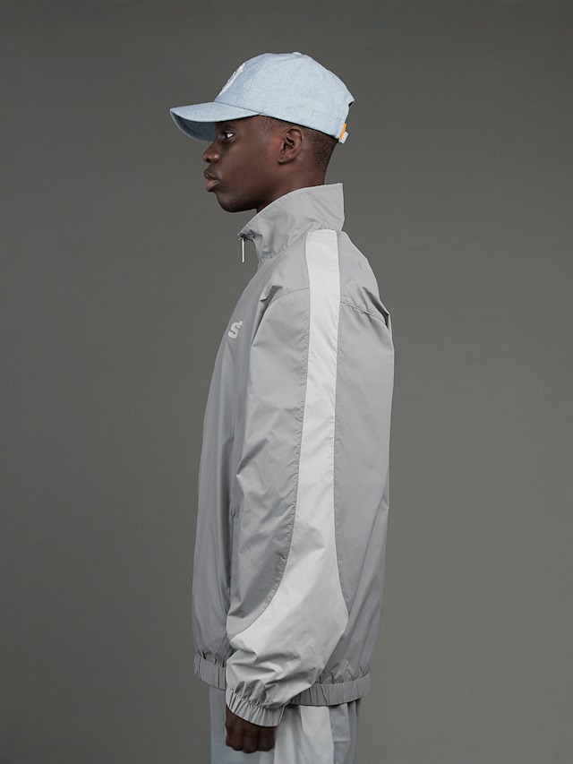 SNIPES, S Cube Two-Toned Track Jacket, grey, Image 4 of 8