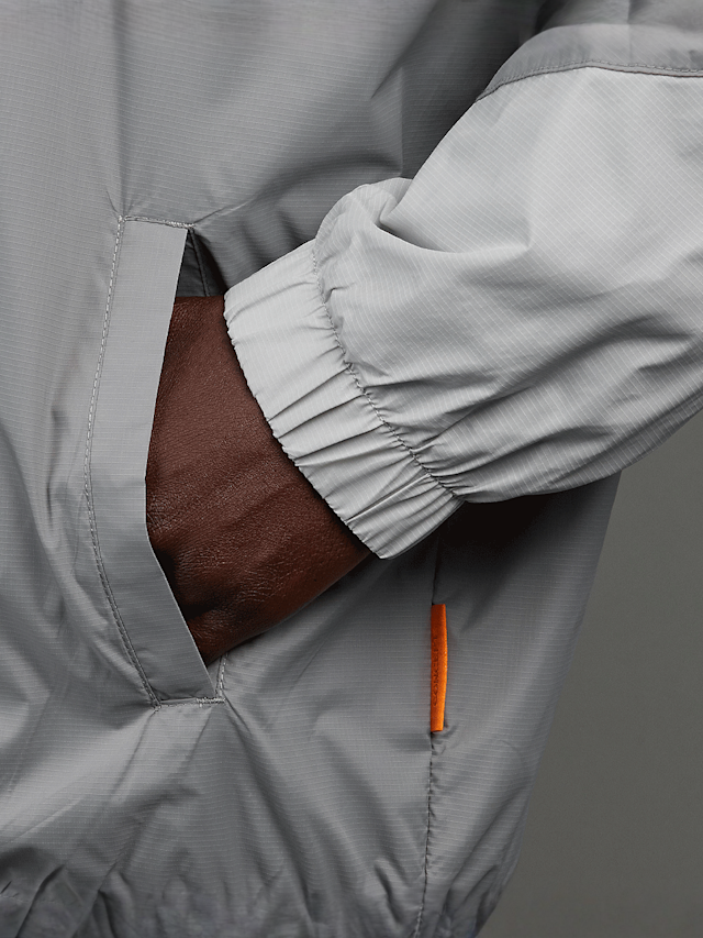 SNIPES, S Cube Two-Toned Track Jacket, grey, Image 6 of 8
