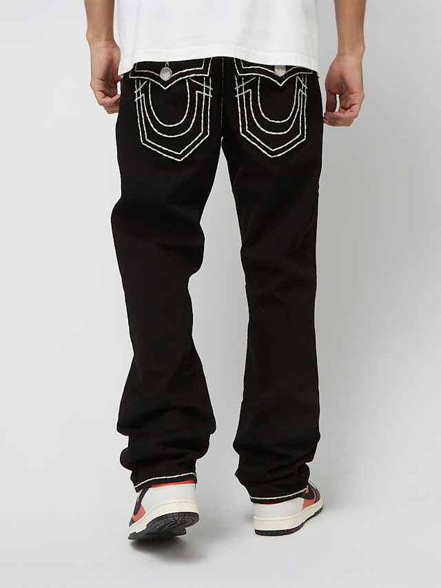 True Religion, Ricky Relaxed Straight Jeans, black, Image 2 of 5