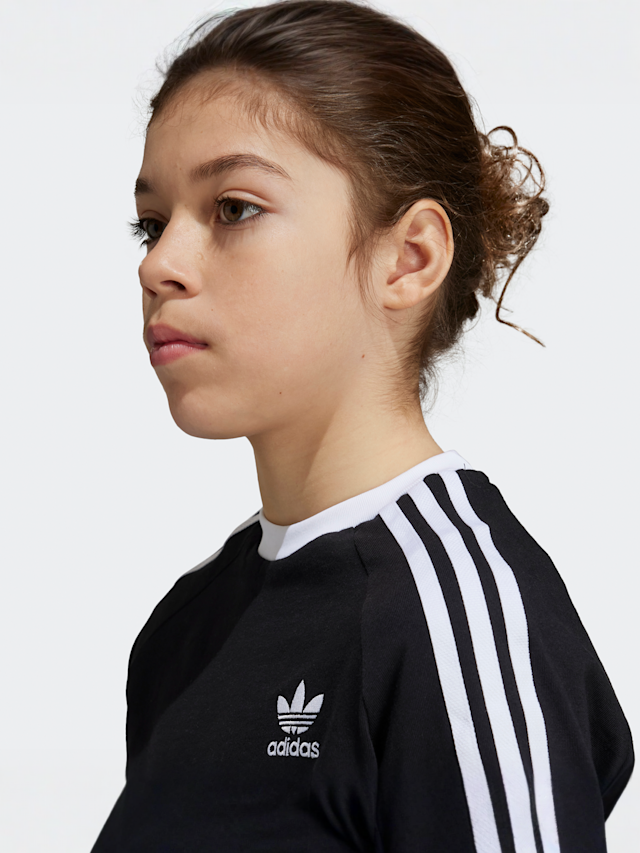 adidas Originals, 3-Streifen T-Shirt, black, Image 3 of 5
