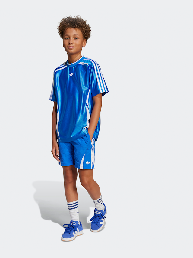 adidas Originals, Woven 3-Streifen Shorts, blue, Image 5 of 5