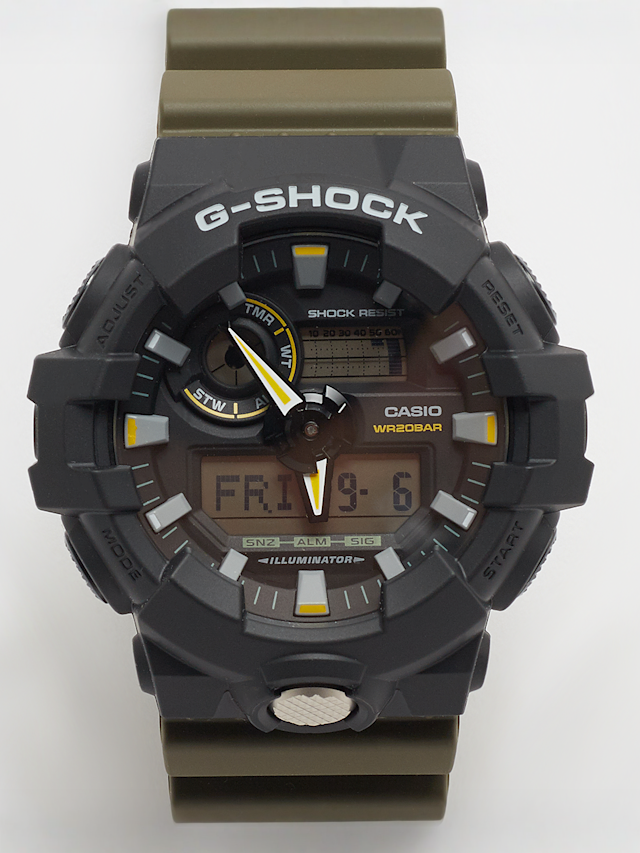G-SHOCK, GA-710TU-1A3ER, green, Image 1 of 2