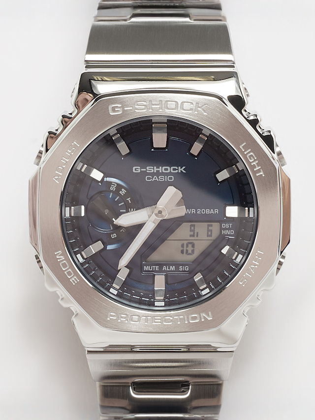 G-SHOCK, GM-2110D-2BER, silver, Image 1 of 2