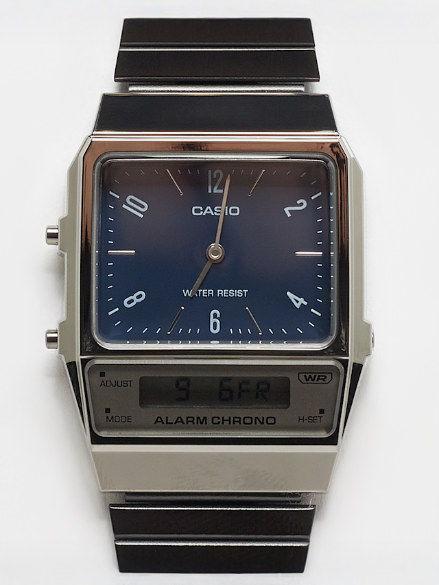CASIO, Casio Vintage AQ-800EB-2AEF black, black, Image 1 of 2