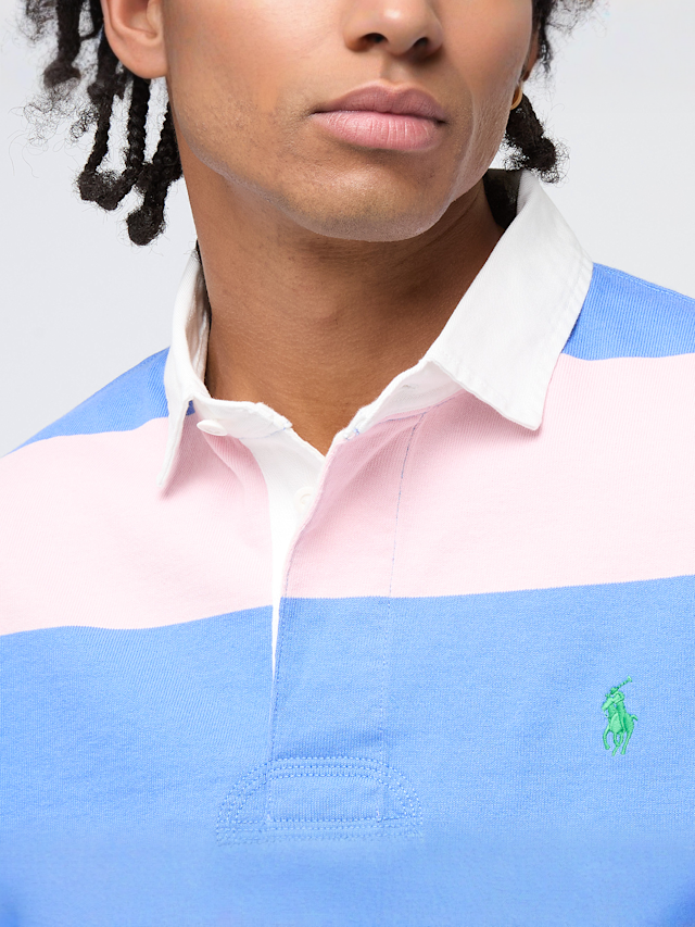 Polo Ralph Lauren, Long Sleeve Rugby Shirt, multi-colour, Image 3 of 4