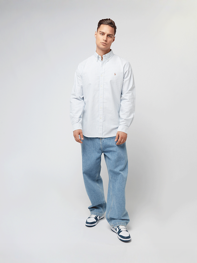 Polo Ralph Lauren, Custom Fit Oxford Shirt, blue, Image 4 of 4