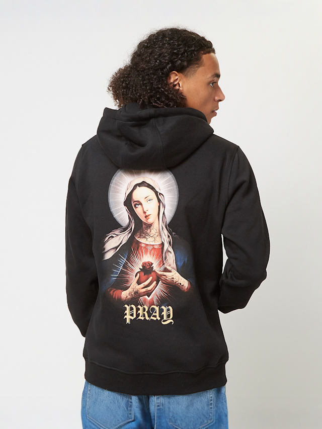 Mister Tee, Praying Mary Hoody, black, Image 1 of 5
