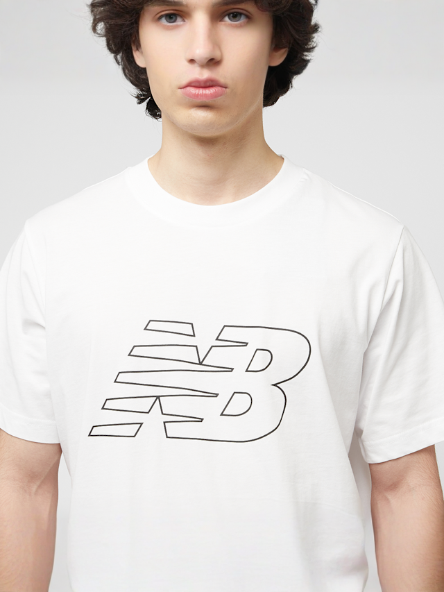 New Balance, Flying T-Shirt, white, Image 3 of 4