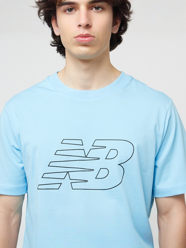 New Balance, Flying T-Shirt, blue, Image 3 of 4