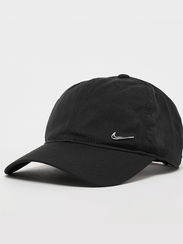 Nike, Dri-Fit Metal Swoosh Club Cap, black, Image 1 of 4