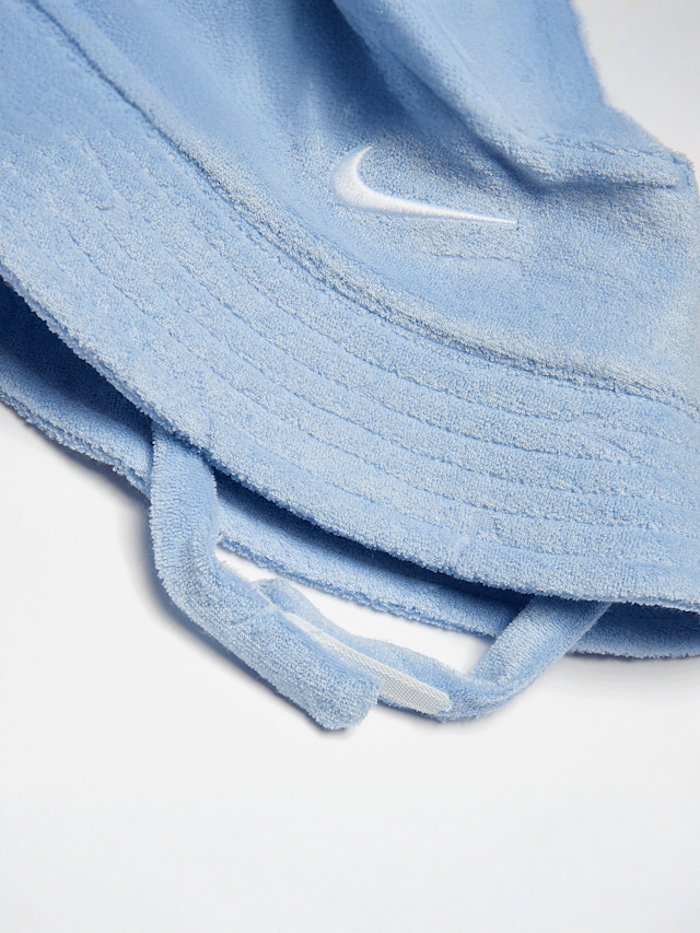 Nike, Towel Terry Short Sleeve Romper, blue, Image 5 of 5