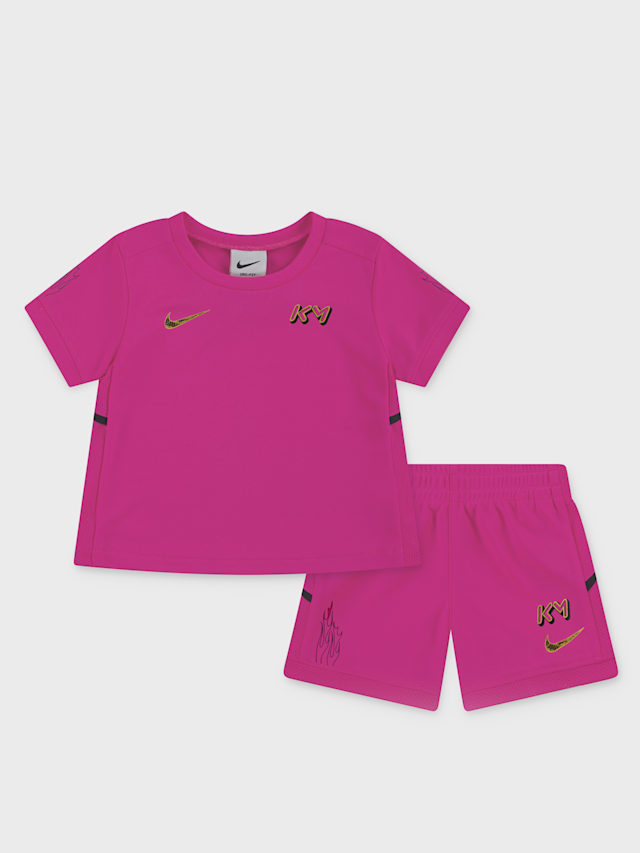 Nike, Dri-Fit Tee and Shorts Set, light pink, Image 1 of 5