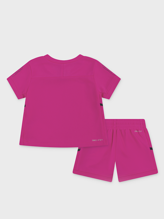 Nike, Dri-Fit Tee and Shorts Set, light pink, Image 2 of 5