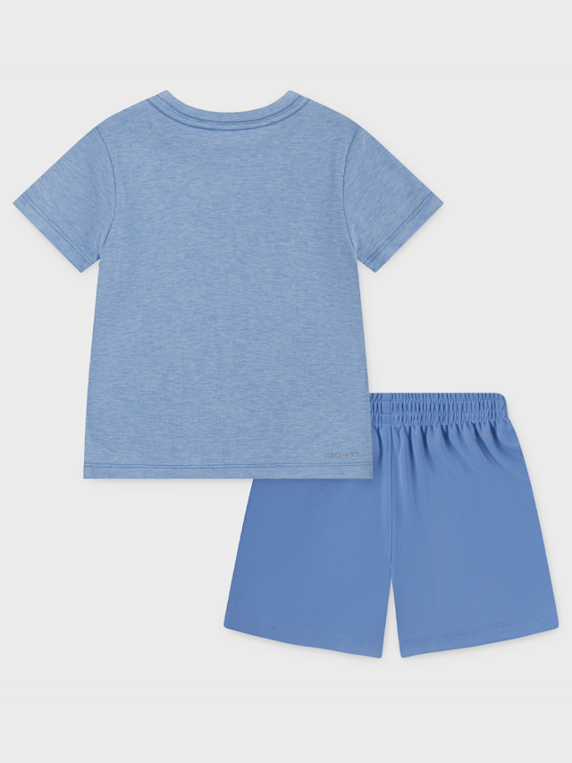 Nike, Dri-Fit Shortsleeve Tee Short Set, blue, Image 2 of 5