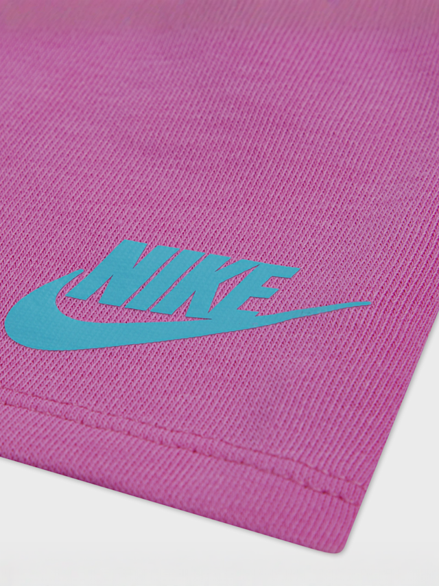 Nike, Wild Flower Jersey French Terry Shorts Set, light pink, Image 5 of 5