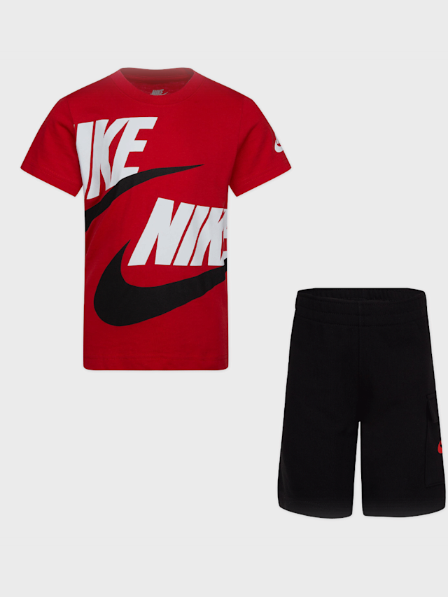 Nike, Sportswear High Brand Read Cargo Shorts Set (2 Piece), red, Image 1 of 4