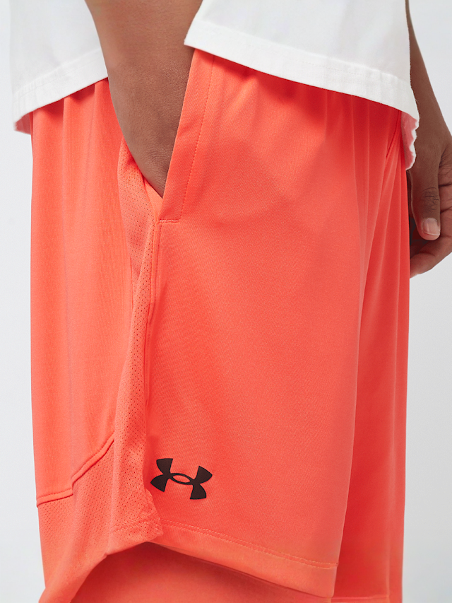 Under Armour, Tech Vent 7in Shorts, orange, Image 3 of 4