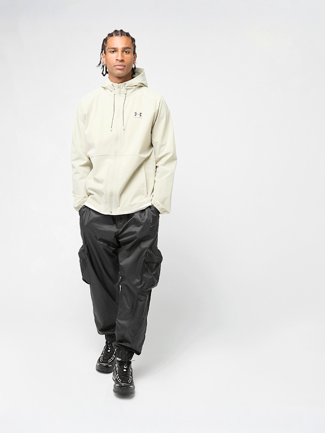 Under Armour, Stretch Woven Windbreaker, beige, Image 4 of 4