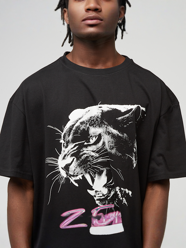 Mister Tee, Be Fearless Oversize Tee, black, Image 3 of 4
