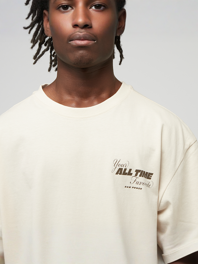 Mister Tee, All Time Favorite Oversize Tee, beige, Image 3 of 5
