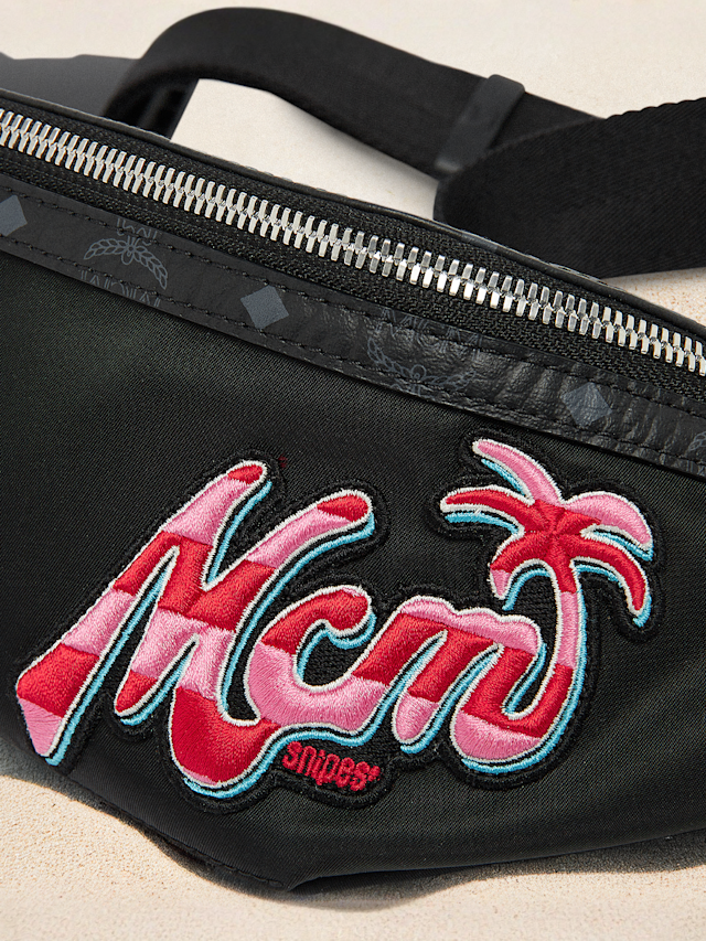 MCM x SNIPES, Fursten Belt Bag Medium, black, Image 3 of 7