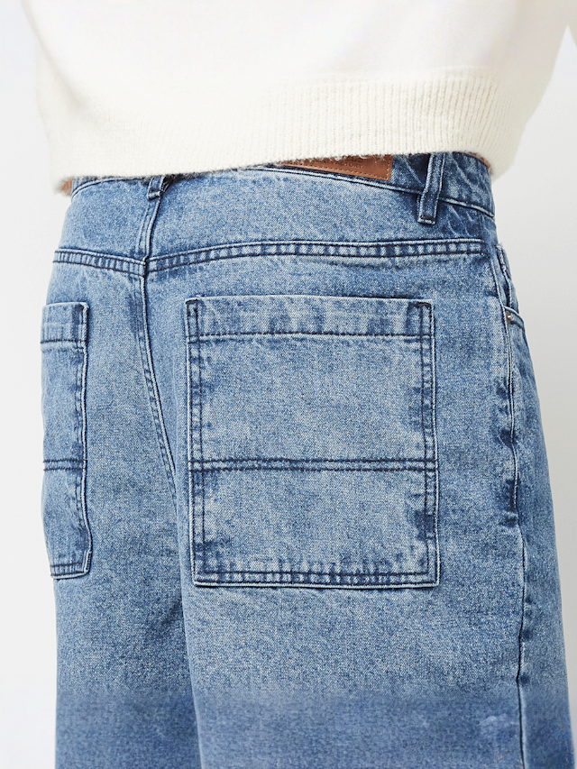 Urban Classics, Tapered Heavy Ounce Baggy Jeans, blue, Image 4 of 5