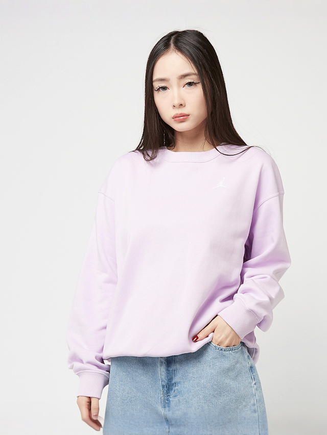 Jordan, Brooklyn Fleece French Terry Crewneck, purple, Image 1 of 4