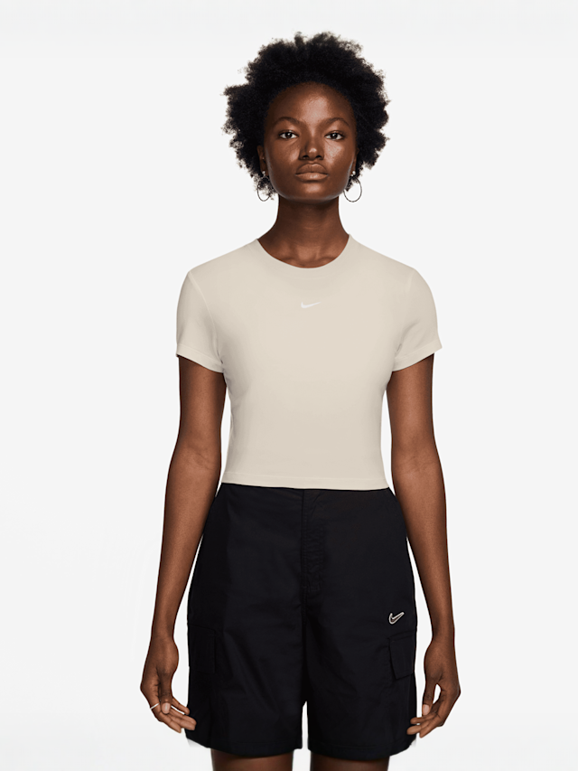 Nike, Sportswear Chill Knit Crop, beige, Image 1 of 3