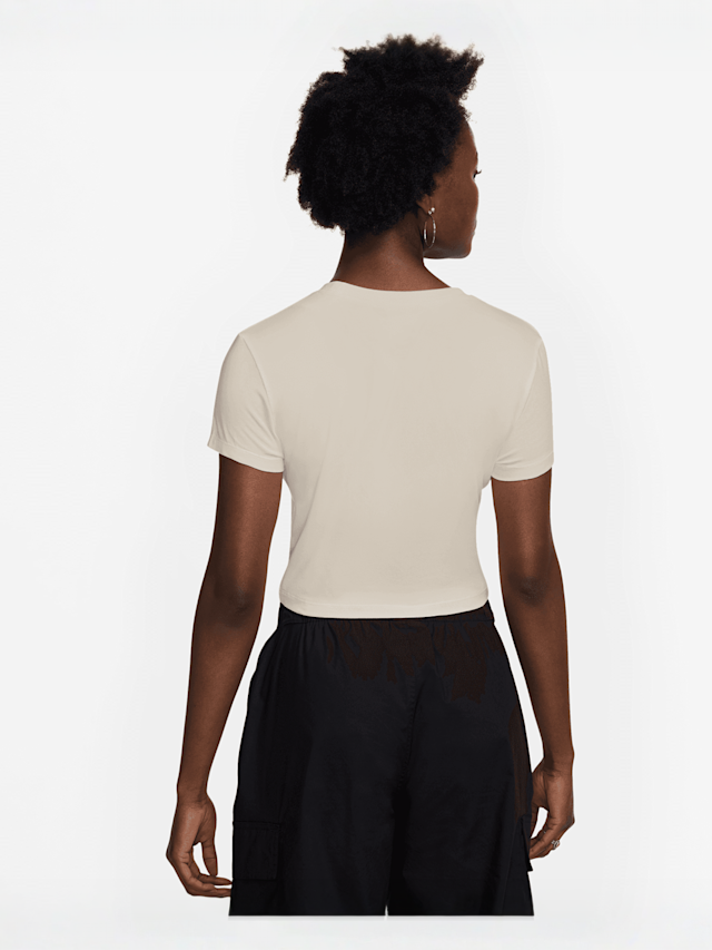 Nike, Sportswear Chill Knit Crop, beige, Image 2 of 3