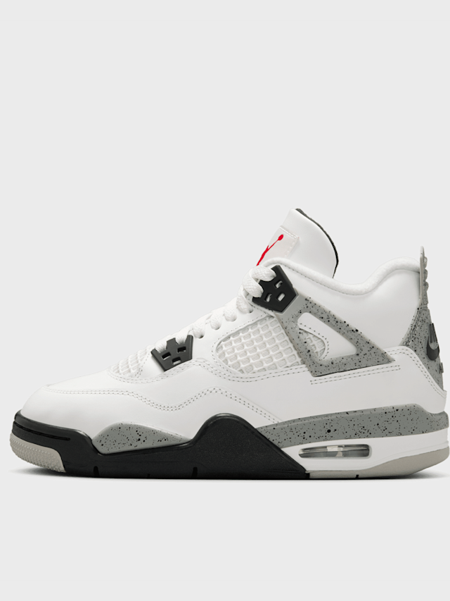 Jordan, Air Jordan 4 Retro OG "White Cement" (GS), white, Image 1 of 9