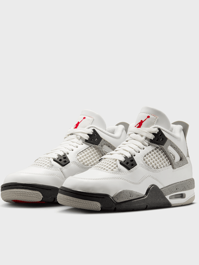 Jordan, Air Jordan 4 Retro OG "White Cement" (GS), white, Image 4 of 9