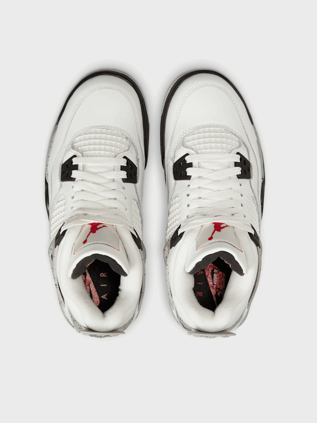 Jordan, Air Jordan 4 Retro OG "White Cement" (GS), white, Image 6 of 9