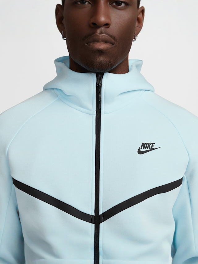 Nike, Tech Fleece Full Zip Windrunner Hoodie, blue, Image 4 of 7