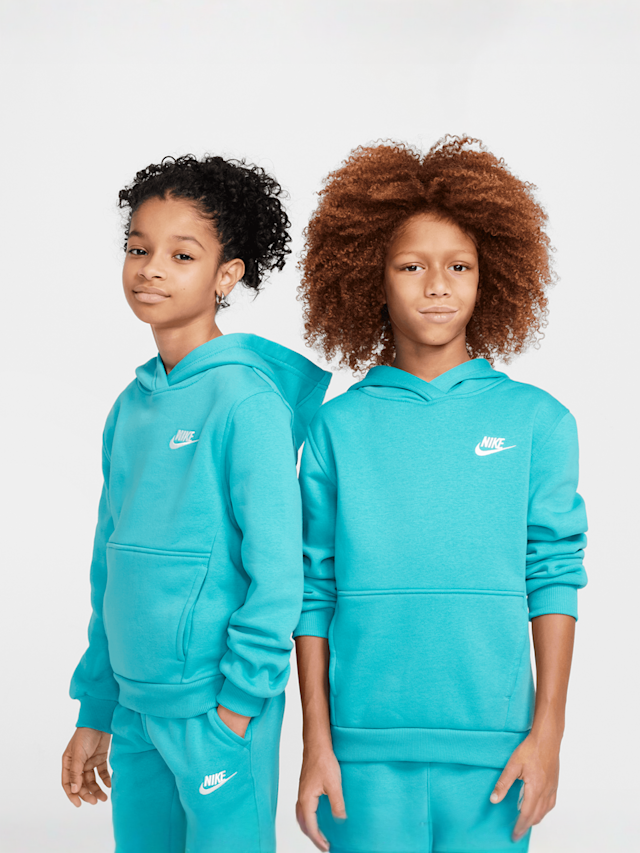 Nike, Junior Sportswear Club Fleece Hoodie, blue, Image 1 of 7
