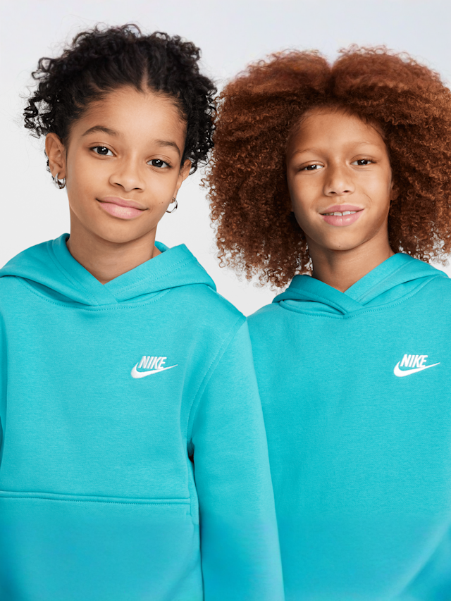 Nike, Junior Sportswear Club Fleece Hoodie, blue, Image 3 of 7