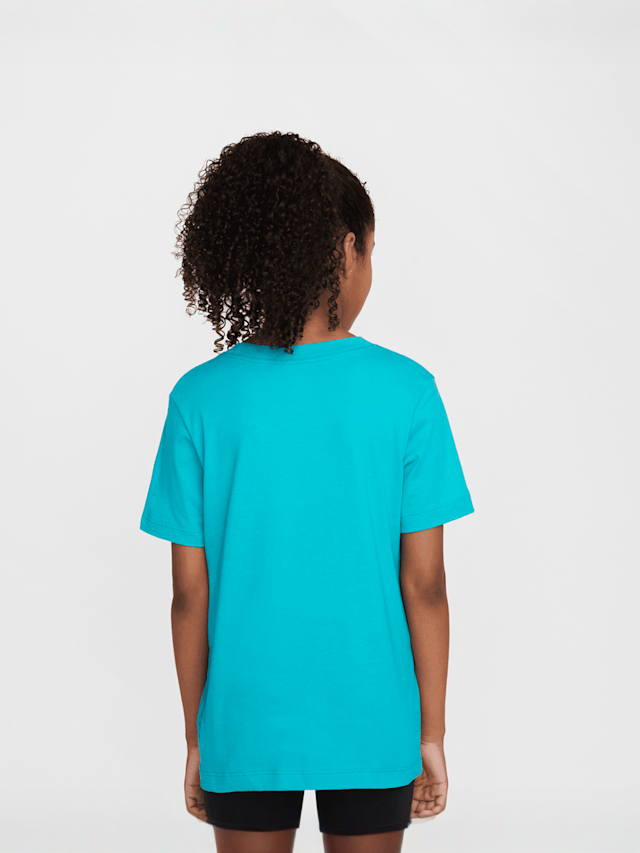 Nike, Junior Sportswear Tee EMB Futura Low Brand Read, blue, Image 2 of 3