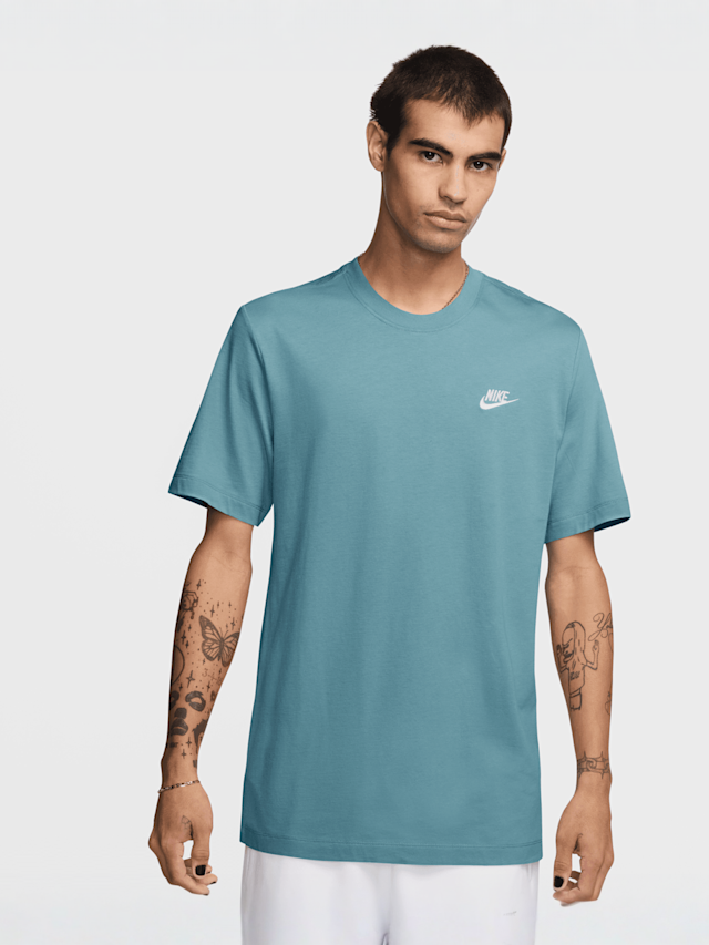 Nike, Sportswear Club Tee, blue, Image 1 of 3