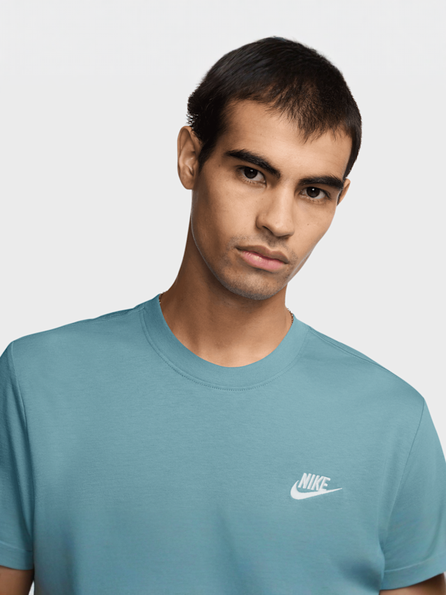Nike, Sportswear Club Tee, blue, Image 3 of 3